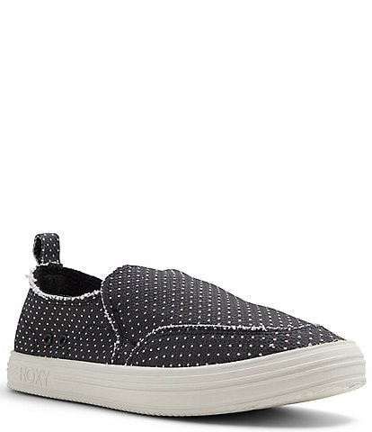 Roxy Lola Polka Dot Slip On Sneakers