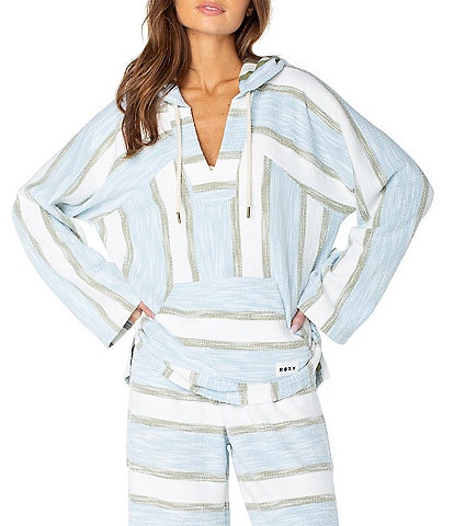 Roxy Long Sleeve Striped Wild And Free Pullover