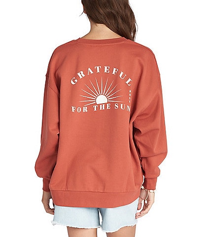 Roxy Morning Hike Long Sleeve Graphic Pullover