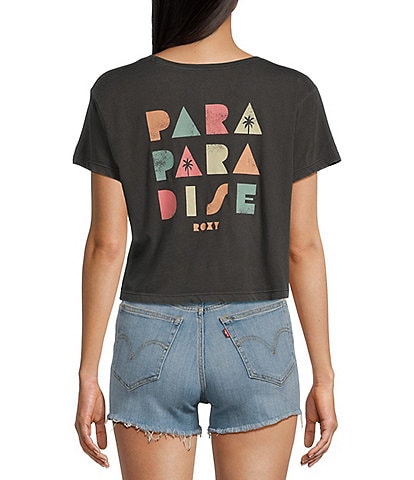 Roxy Para Paradise Crop Graphic T-Shirt