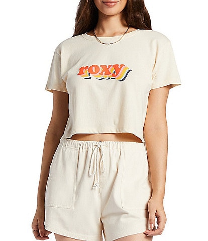 Roxy Retro Roxy Stack CBT Graphic Crop T-Shirt
