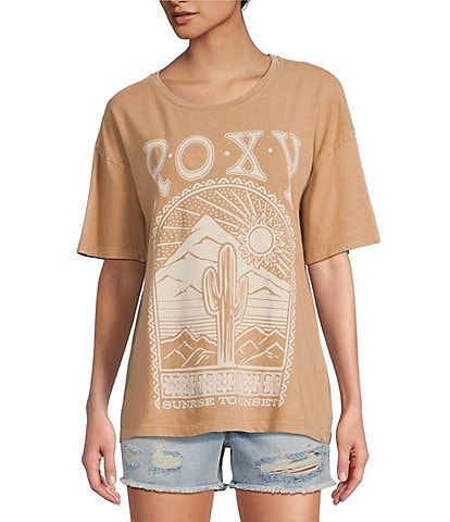 Roxy Saguaro Oversized Graphic T-Shirt