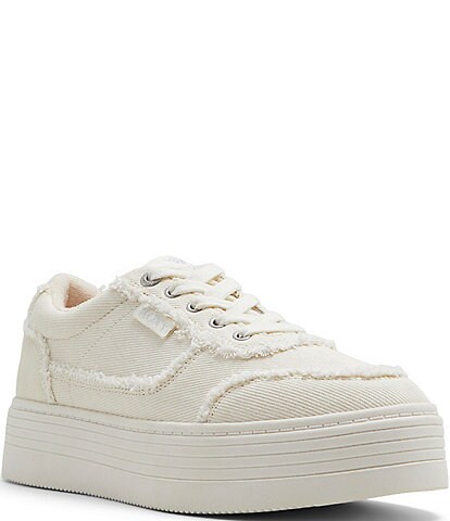 Roxy Sheilahh 2.0 Fray Trim Platform Sneakers