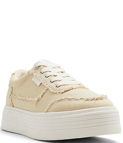 Roxy Sheilahh 2.0 Fray Trim Platform Sneakers