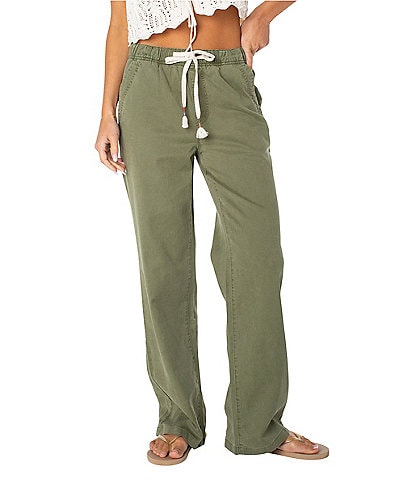 Roxy Sunset Dream Pull-On Linen Blend Pants