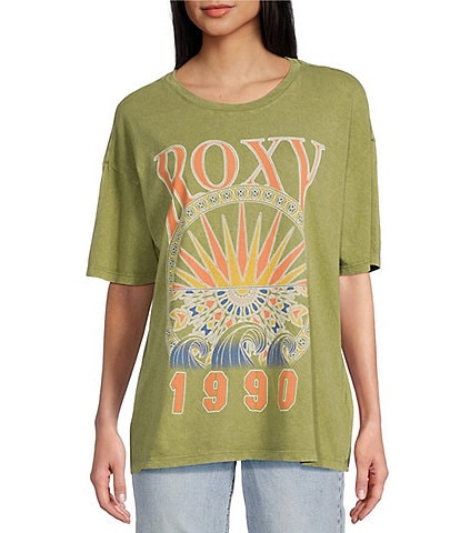 Roxy Surfs Up Oversized Short Sleeve Graphic T-Shirt