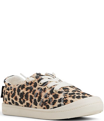 Roxy Women's Bayshore Plus Leopard Print Sneakers