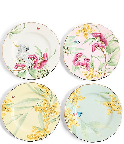 Royal Albert Miranda Kerr Australiana Mixed Salad Plates - Set of 4
