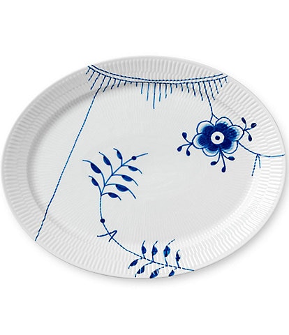 Royal Copenhagen Blue Fluted Mega 13.5"  Oval Platter