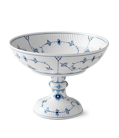 Royal Copenhagen Blue Fluted Plain Footed Bowl