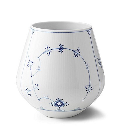 Royal Copenhagen Blue Fluted Plain Vase