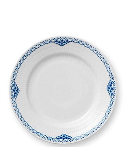 Royal Copenhagen Princess Delicate Blue Lace Border Pattern Bread & Butter Plate