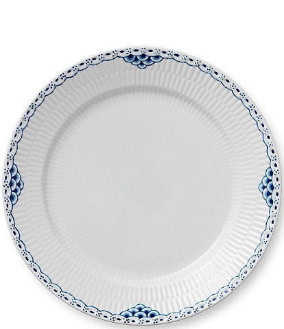 Royal Copenhagen Princess Delicate Blue Lace Pattern Dinner Plate