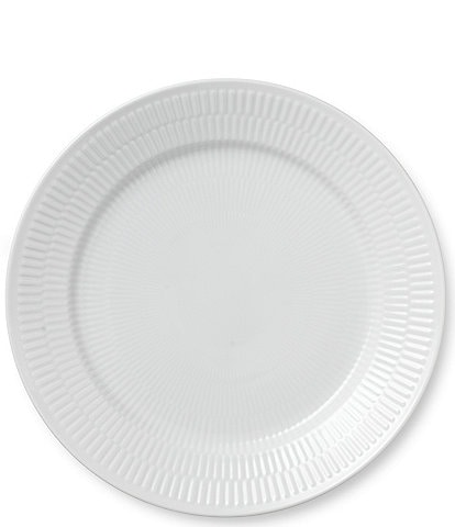 Royal Copenhagen White Fluted Plate-10.6#double;