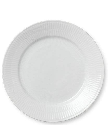 Royal Copenhagen White Fluted Plate-8.66#double;