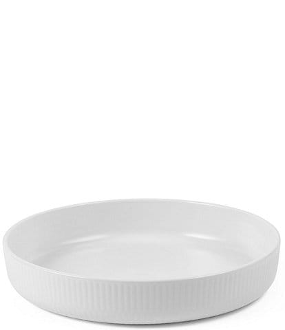 Royal Copenhagen White Fluted Ribbed Ovenware