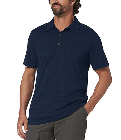 Antigua MLB Texas Rangers Nova Short-Sleeve Colorblock Polo Shirt - L