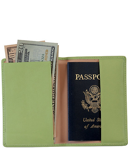 ROYCE New York Leather Plain Passport Jacket