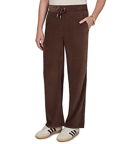 Ruby Rd. Coordinating Stretch Velveteen Wide Leg Pants