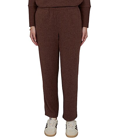 Ruby Rd. Cozy Knit Full Length Pull-On Sweat Pants