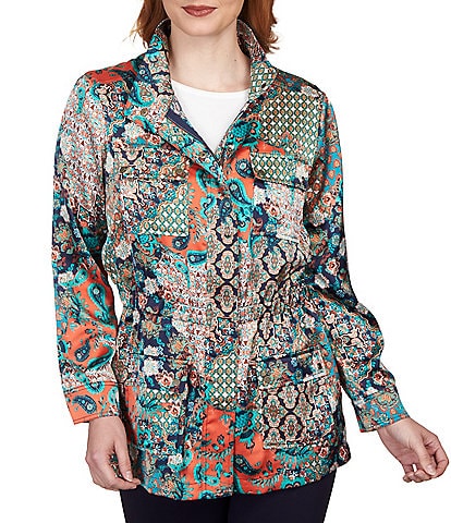 Women's paisley clearance blazers