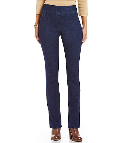 Ruby Rd. Petite Size Pull-On Denim Jeans