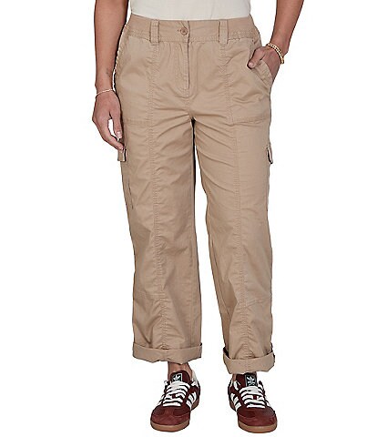 Ruby Rd. Petite Size Cargo Rolled Cuff Pants