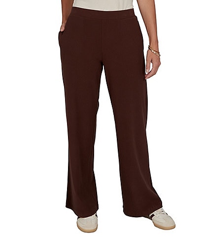 Ruby Rd. Petite Size Coordinating Premium Rib Knit Full Length Lounge Pants