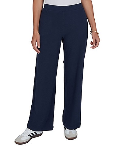 Ruby Rd. Petite Size Coordinating Premium Rib Knit Full Length Lounge Pants