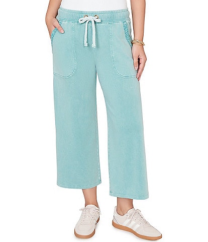 Ruby Rd. Petite Size French Terry Relaxed Pull-On Pants