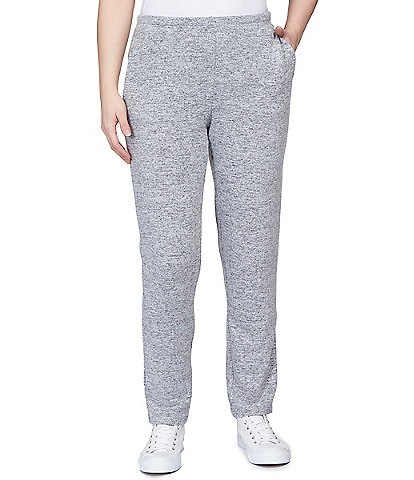 Ruby Rd. Petite Size Heather Cozy Knit Pull-On Pants