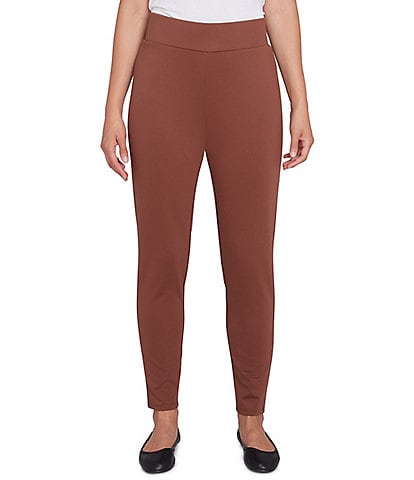 Ruby Rd. Petite Size Ponte Straight Leg Pull-On Legging