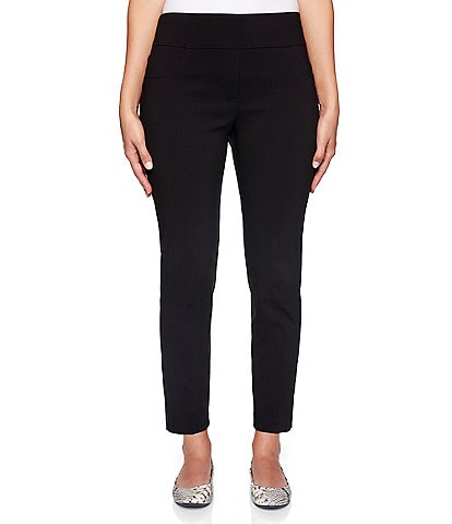 Ruby Rd. Petite Size Solar Millennium Tech Pull-On Ankle Pants