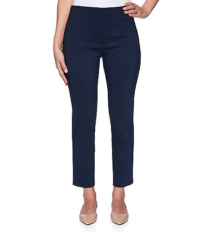 Ruby Rd. Petite Size Solar Millennium Tech Pull-On Ankle Pants