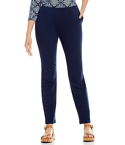Ruby Rd. Petite Size Pull-On Stretch French Terry Pants