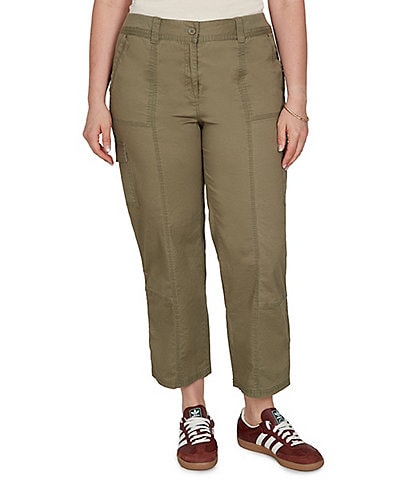 Ruby Rd. Plus Size Cargo Rolled Cuff Pant