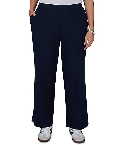 Ruby Rd. Plus Size Coordinating Premium Rib Knit Full Length Lounge Pants