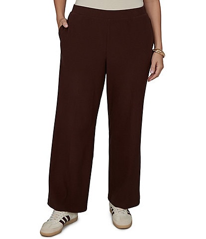 Ruby Rd. Plus Size Coordinating Premium Rib Knit Full Length Lounge Pants