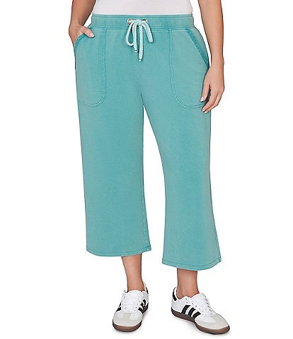 Ruby Rd. Plus Size French Terry Relaxed Pull-On Pants