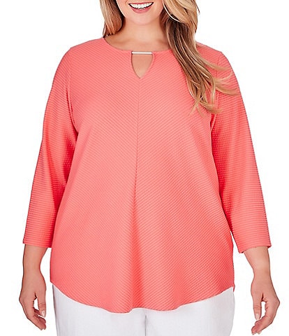 ruby rd tops: Women's Plus Size Clothing