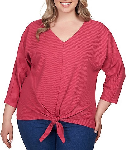 ruby red tops: Women's Plus-Size Tops