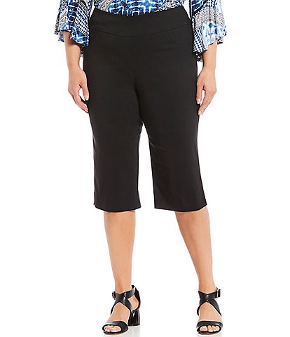 Ruby Rd. Plus Size Pull-On Solar Millennium Tech Clamdigger Pants