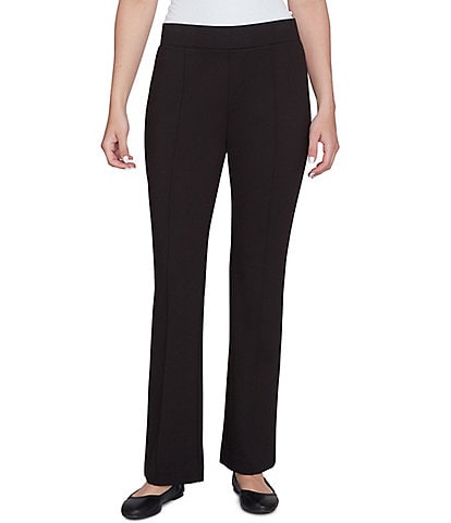 Ruby Rd. Ponte Knit Flare Leg Pull-On Pants