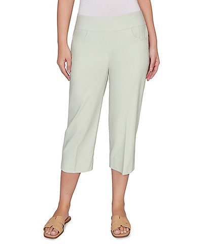 Ruby Rd. Stretch Straight Leg Pull-On Capri Pants