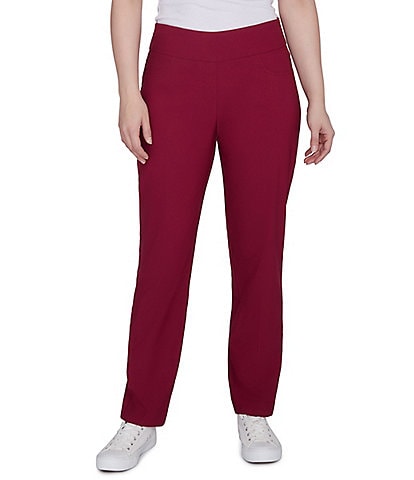 Ruby Rd. Silky Tech Straight Leg Pull-On Pants