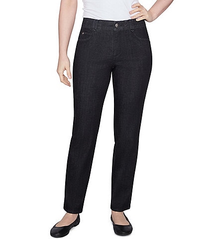 Ruby Rd. Soft Denim Pull-On Boot-Cut Jeans