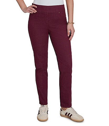 Ruby Rd. Soft Stretch Straight Leg Denim Ankle Pants
