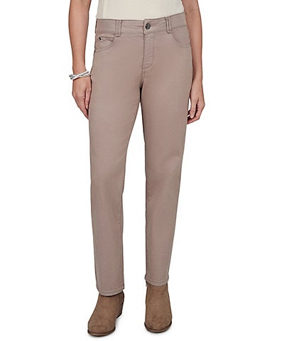 Ruby Rd. Soft Stretch Straight Leg Denim Ankle Pants