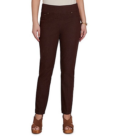 Ruby Rd. Soft Stretch Straight Leg Denim Ankle Pants