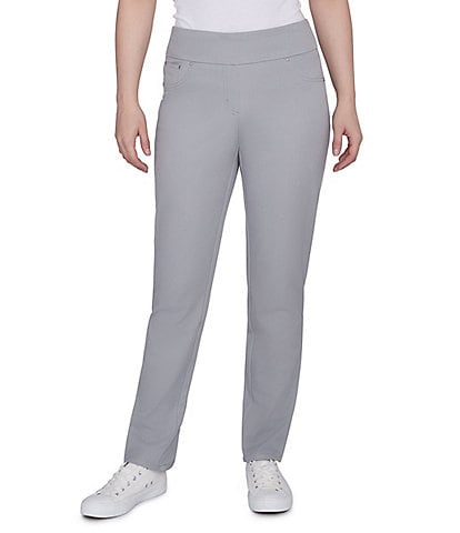 Ruby Rd. Soft Twill Straight Leg Pull-On Pants